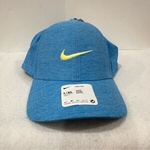 Nike Blue and Yellow Athletic Hat
